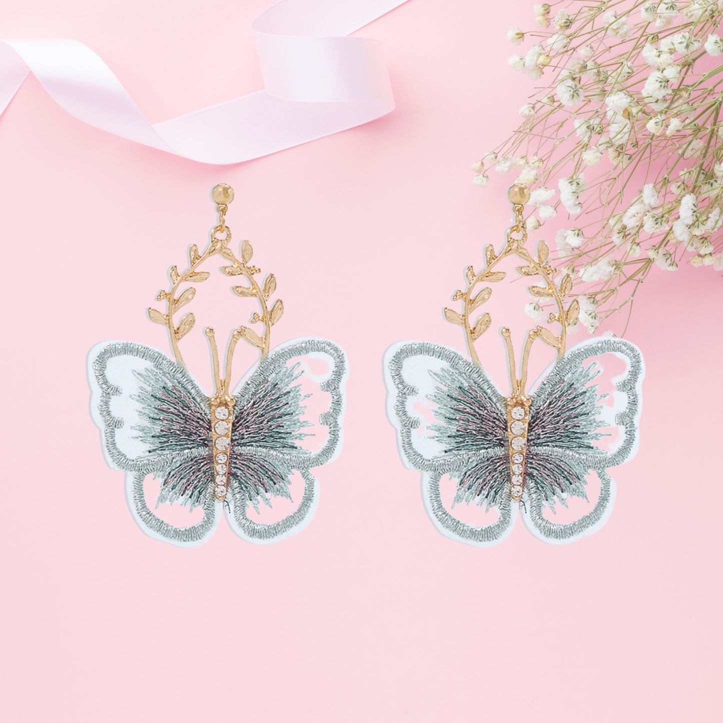 Butterfly Drop Earrings,Butterfly Jewelry Mother Day Gift for Women Daughter Girlfriend Butterfly Lovers