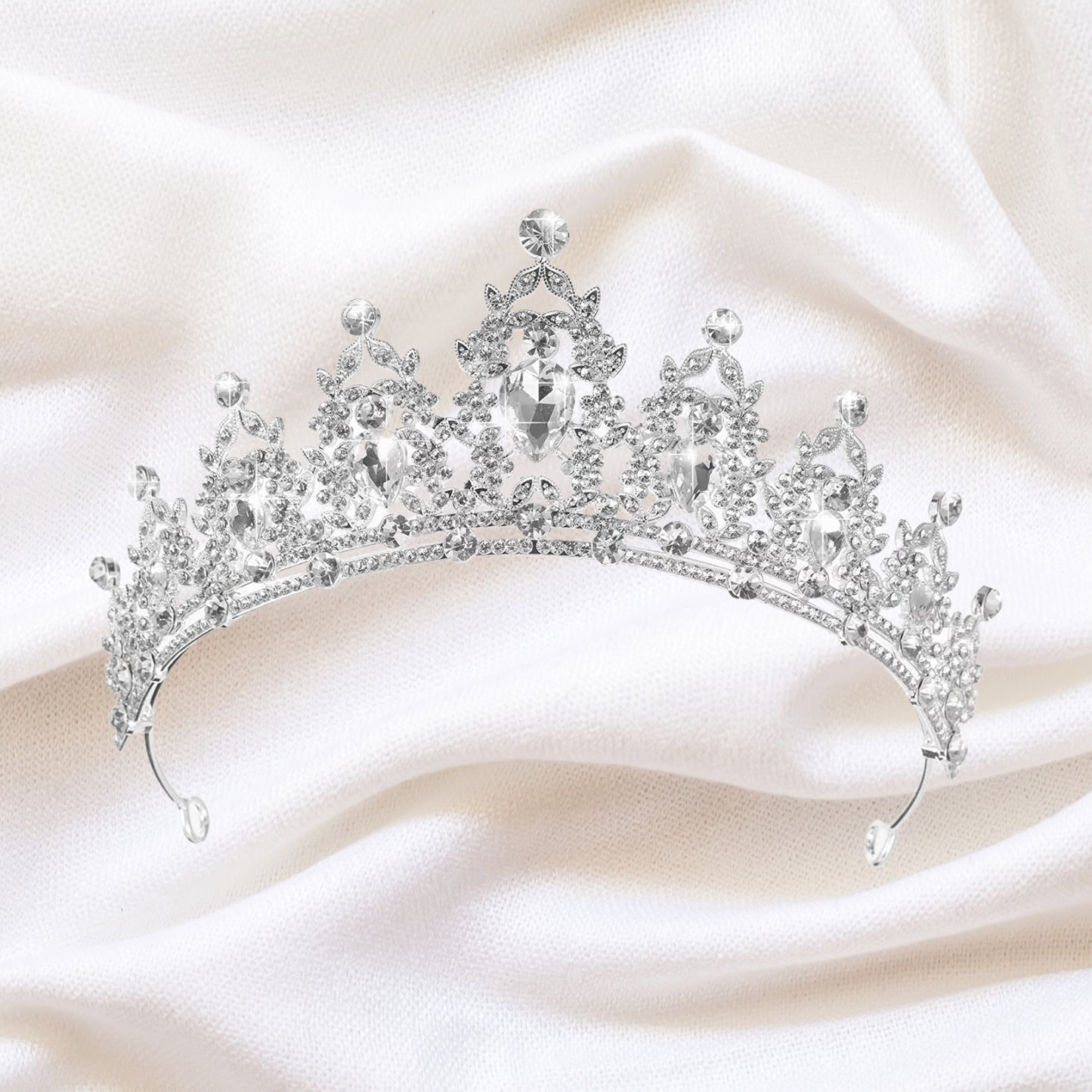 Rhinestone Crystal Tiaras and Crowns Headband For Women Birthday Pageant