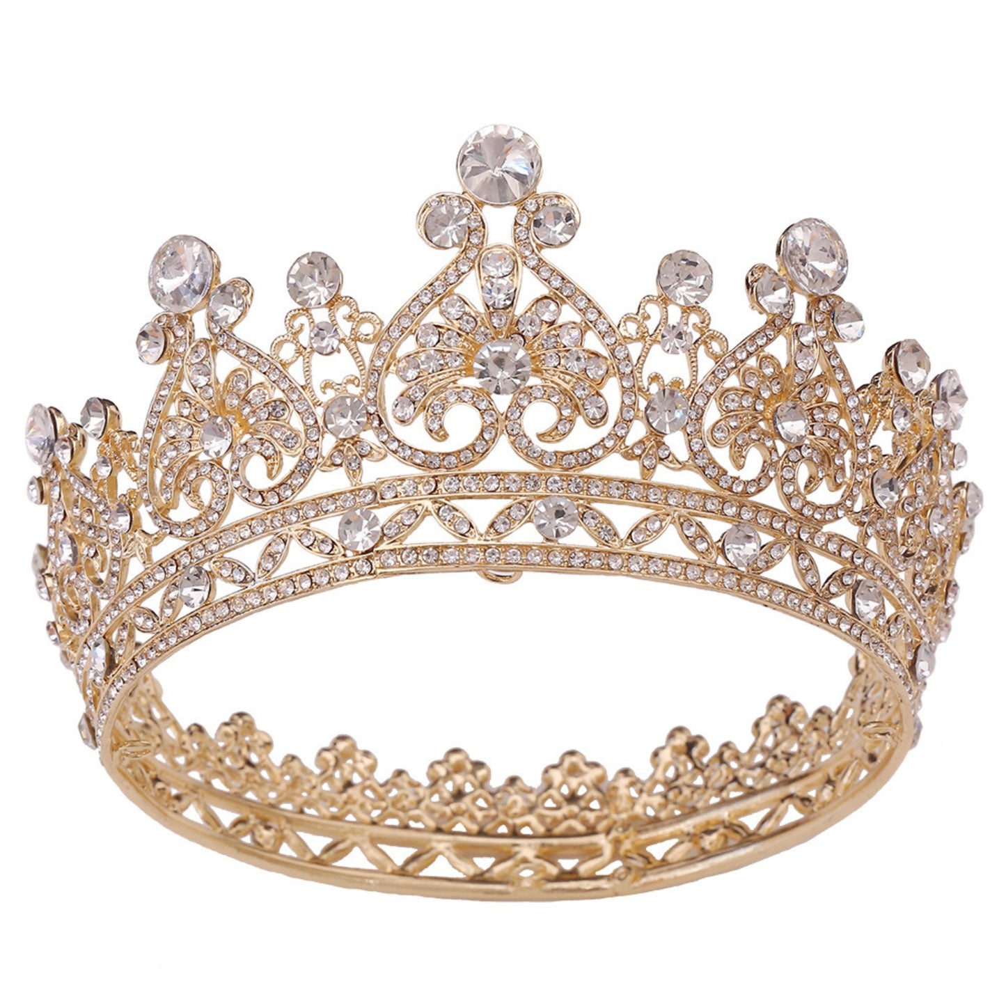 Crystal Tiara Crowns for Women Sparkling Princess Tiara for Bride, Fashion Bridal Headband Hair Accessories