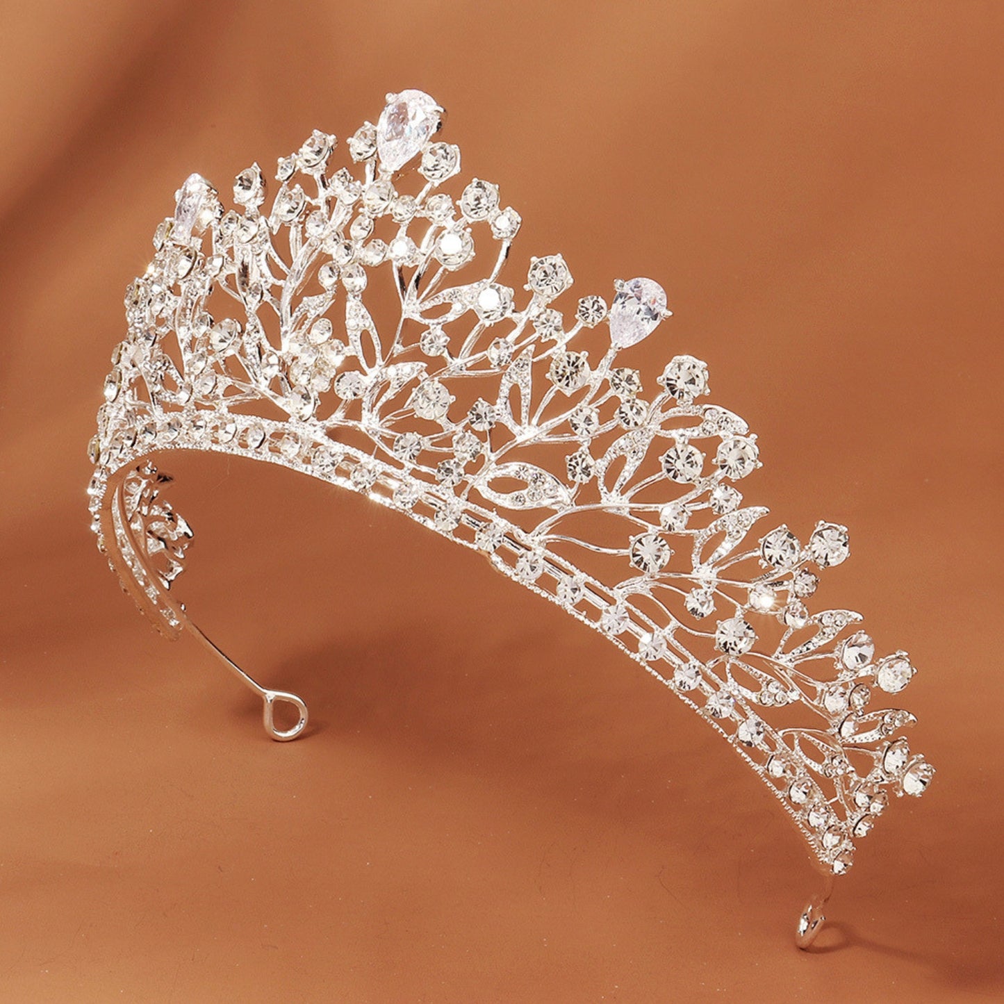 Silver Tiara Wedding Tiaras and Crowns for Women Rhinestone Queen Tiara for Women Princess Crown Birthday Tiara Headbands for Wedding Prom Bridal Party Halloween Costume Christmas Gifts