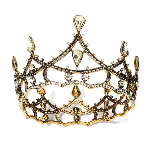Mini Gold Crowns for Women Crowns and Tiaras Hair Accessories for Birthday Wedding Prom Bridal Party