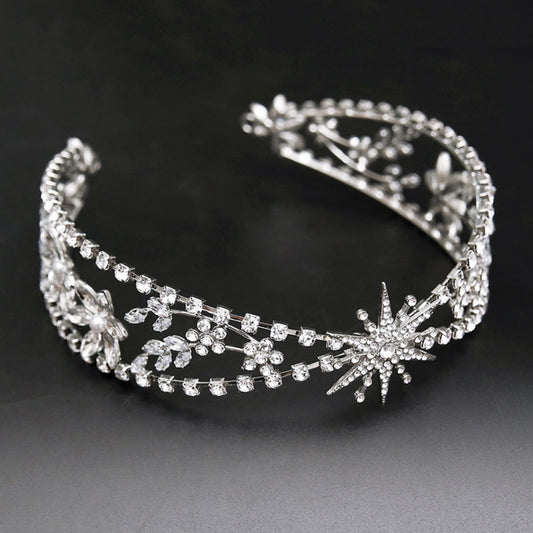 Princess Crown for Women and Girls Crystal Headbands for Bridal, Princess for Wedding and Party