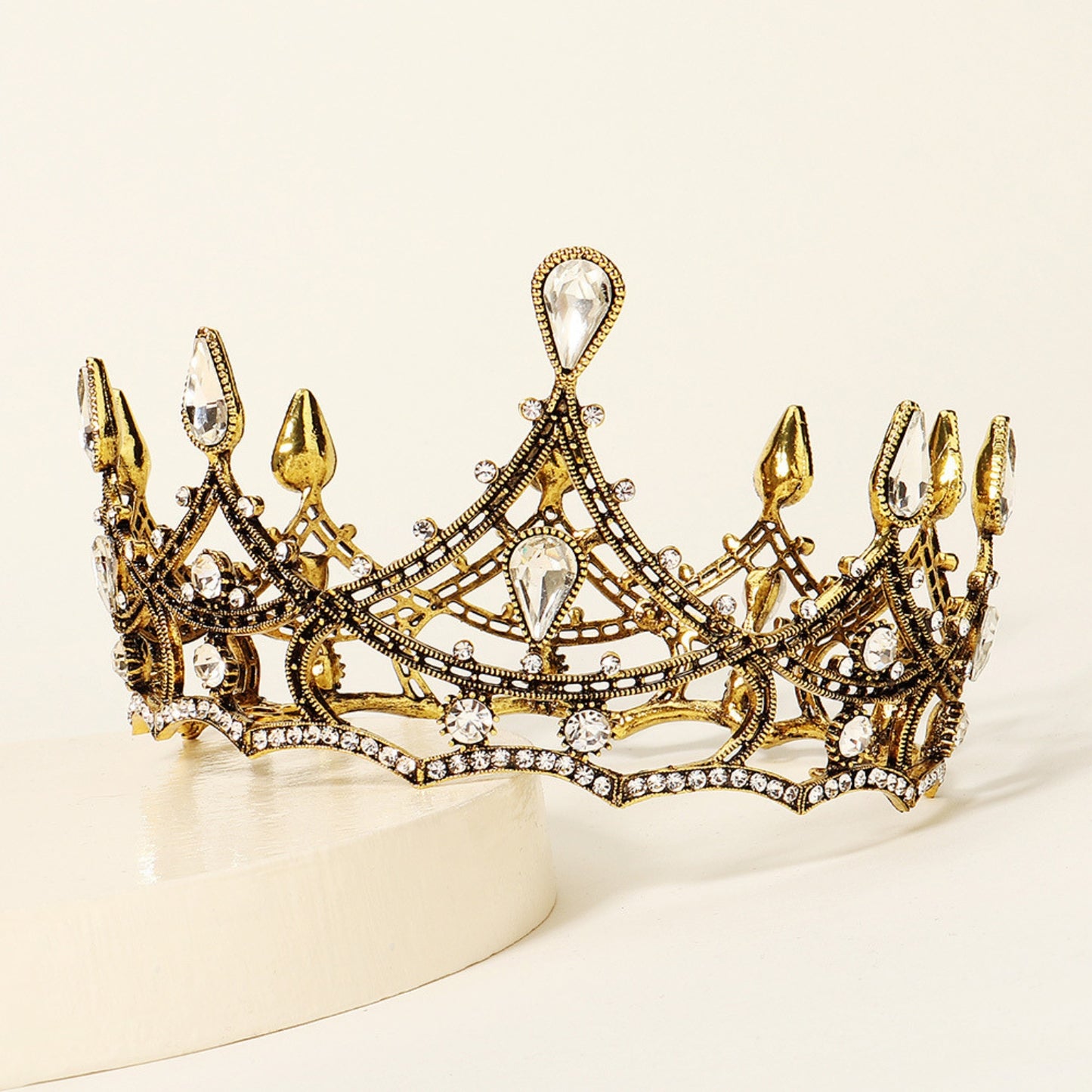 Mini Gold Crowns for Women Crowns and Tiaras Hair Accessories for Birthday Wedding Prom Bridal Party