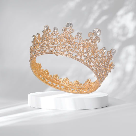 Crystal Tiara Crowns for Women Sparkling Princess Tiara for Bride, Fashion Bridal Headband Hair Accessories