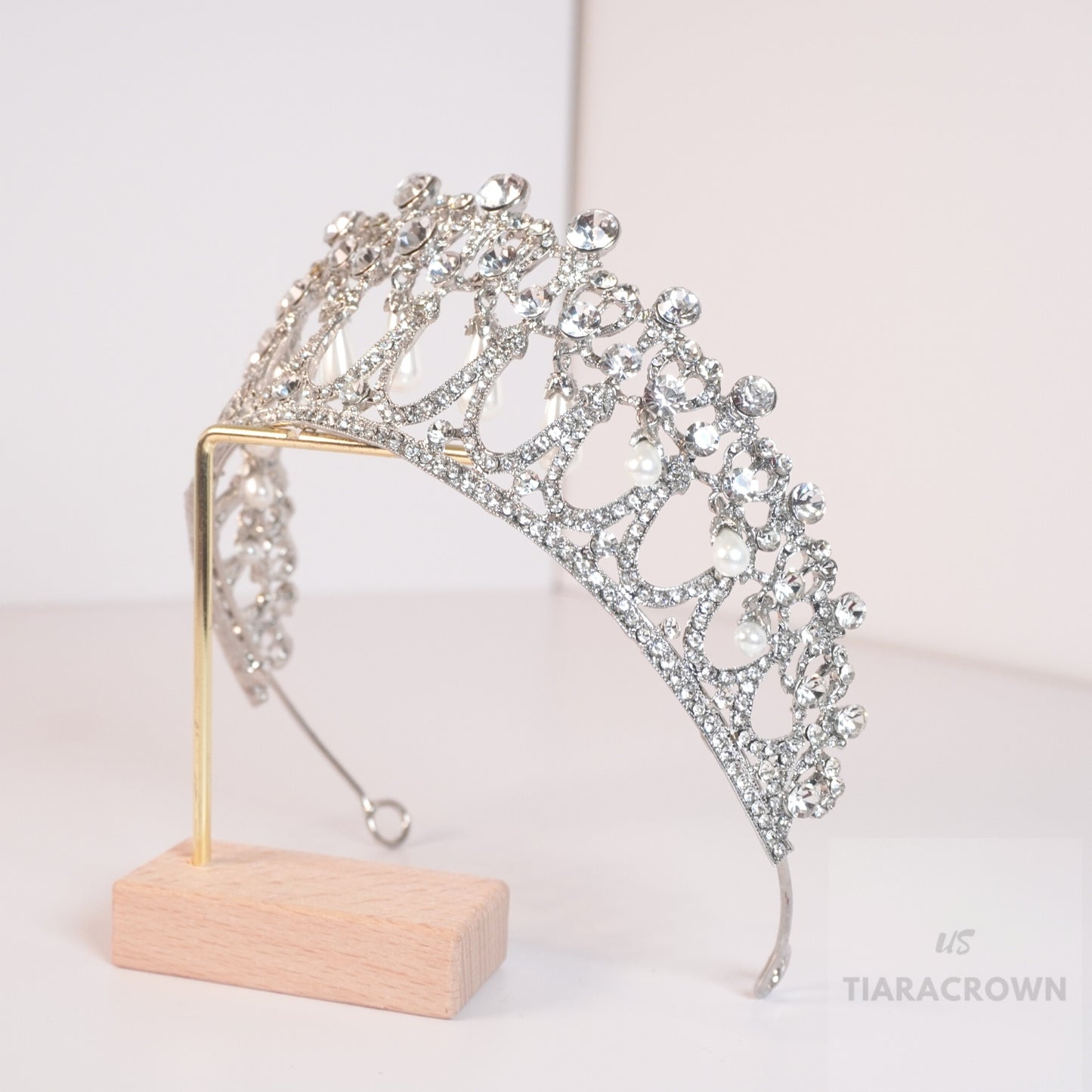 Queen Crown and Tiaras Princess Crown for Women and Girls Crystal Headbands for Bridal, Princess for Wedding and Party Silver